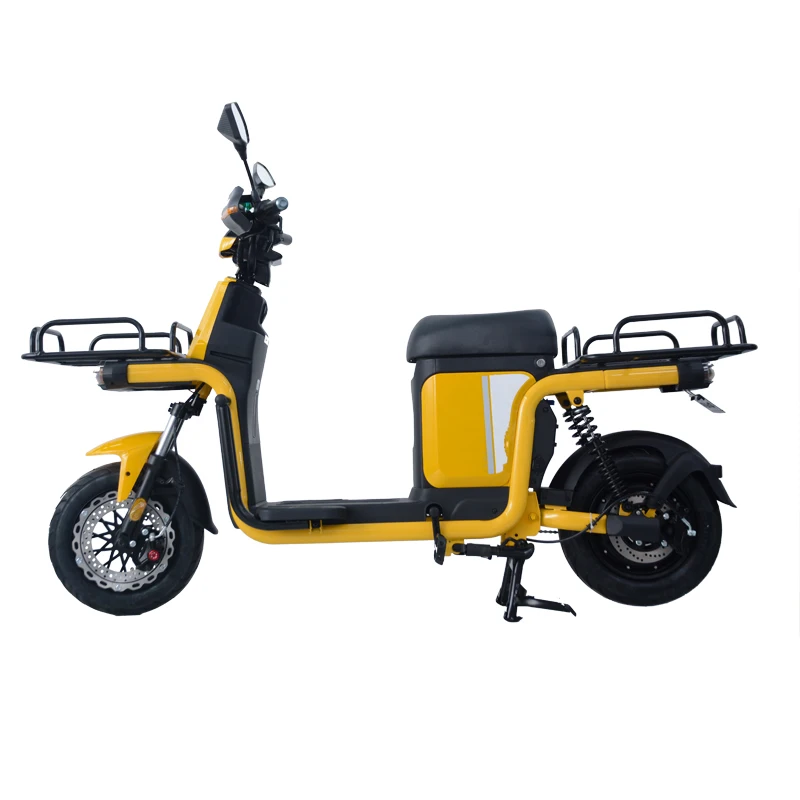 QQA Hot Sale Delivery Electric Bicycle 800W 60v Lead Acid Battery Electric Scooter Delivery Electric Bicycle Fast Food Goods
