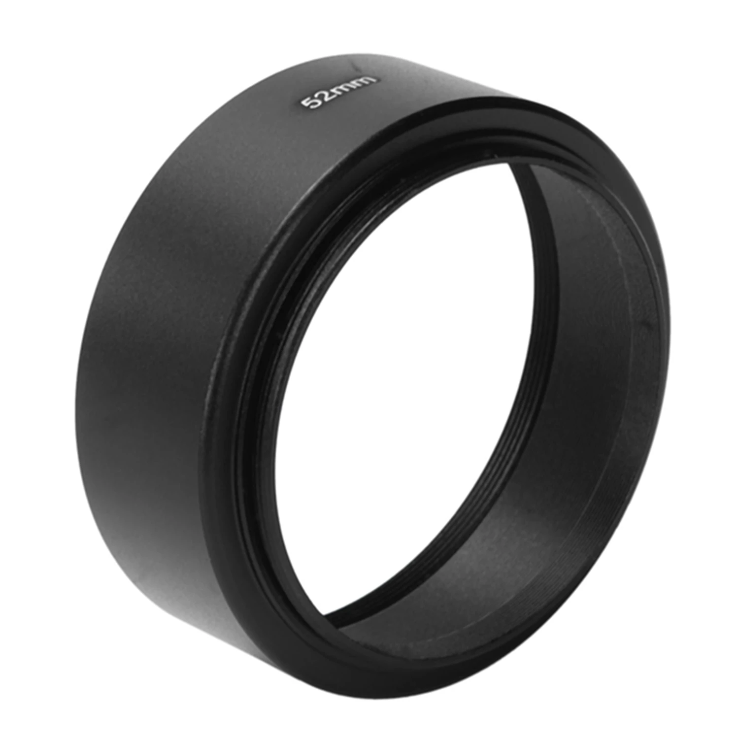 Padrão Mount Metal Lens Hood para Canon, Nikon, Pentax, Sony, Olympus, 52 milímetros