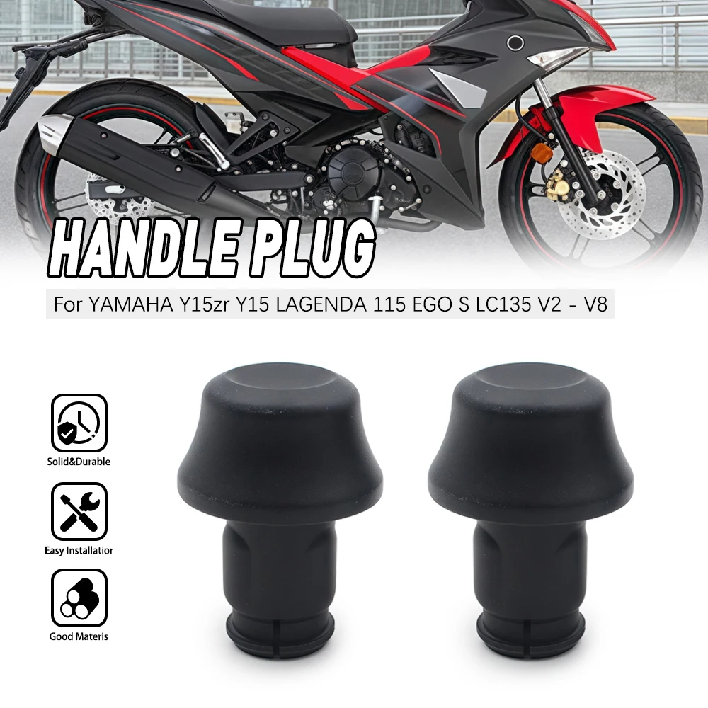

Motorcycle Hand Grips Handle Bar End Cap Plug Handlebar Ends For Y15ZR EGO-S FI SRL115 FI AVANTIZ SOLARIZ