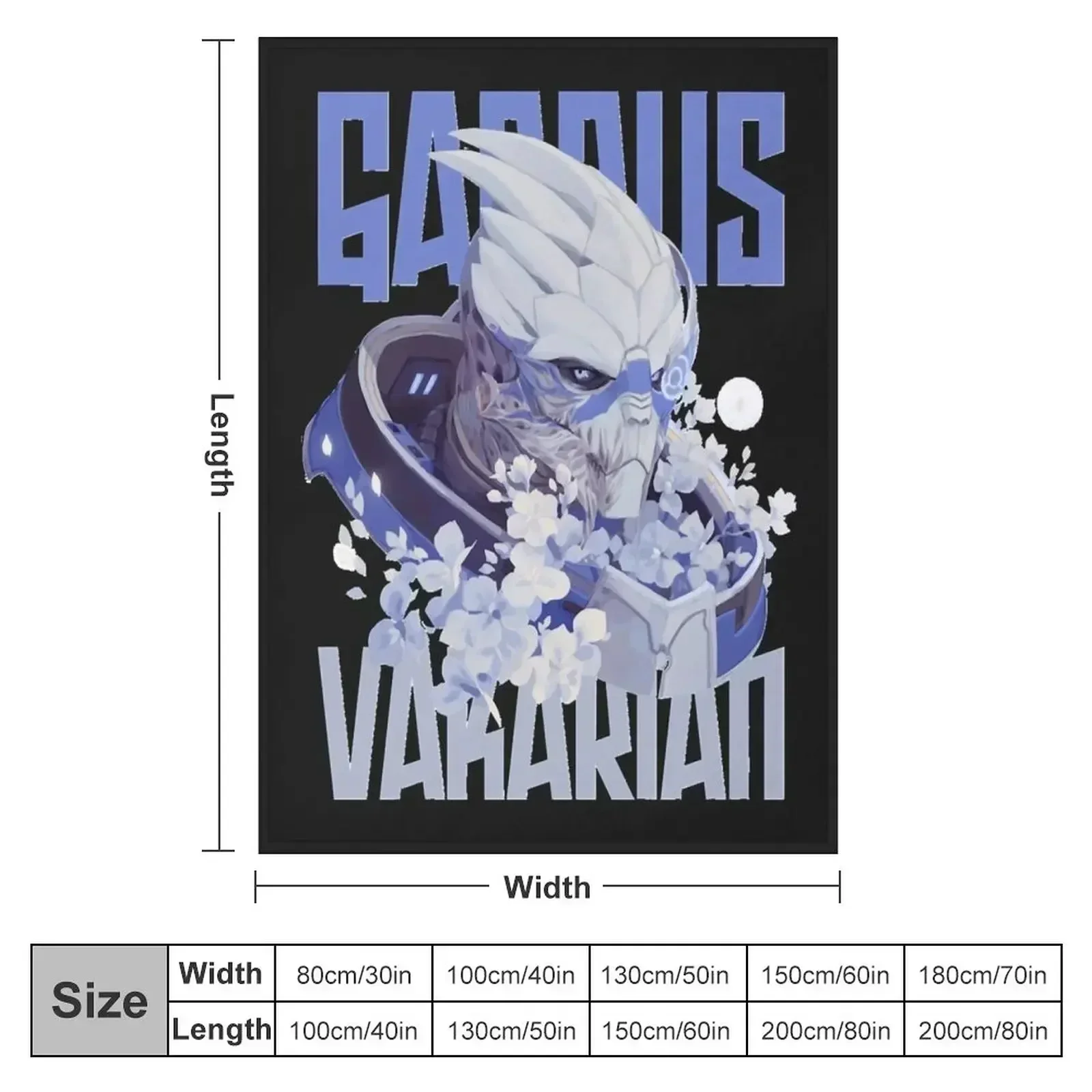 GARRUS VAKARIAN Classic T-Shirt Throw Blanket Personalized Gift for sofa Fashion Sofas Luxury Designer Blankets