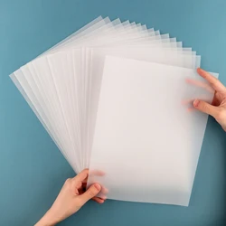 93gsm/115gsm/135gsm Frosted Smooth Vellum Paper Sheets 8.5x11inch Heat Resistant Translucent Vallum for Crafts Tracing