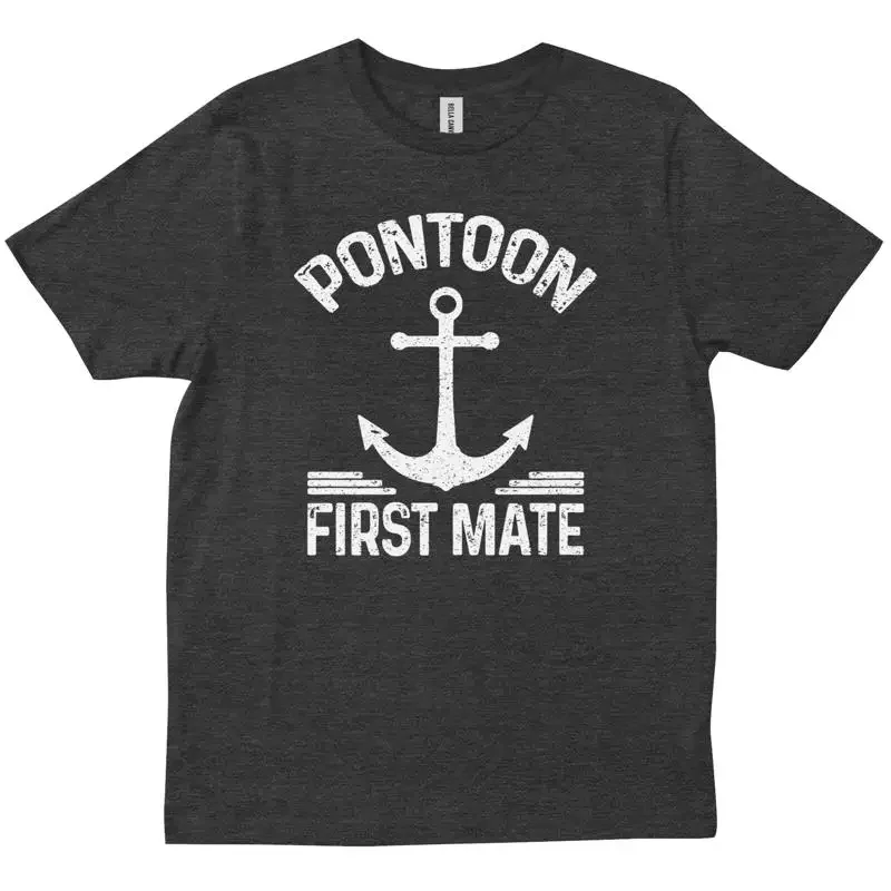 Pontoon First Mate Pontooning Legend Vintage Birthday Party Lover T shirt