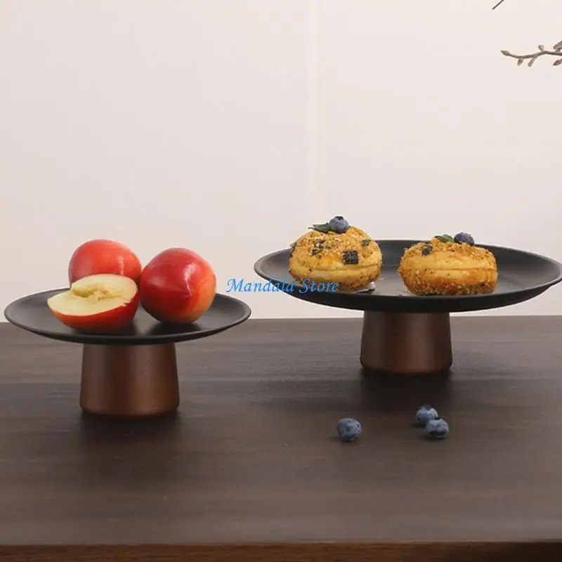 

U2JC Additional Tall Oaken Fruit Display Dish Strong Base Suitable For Family Incidents