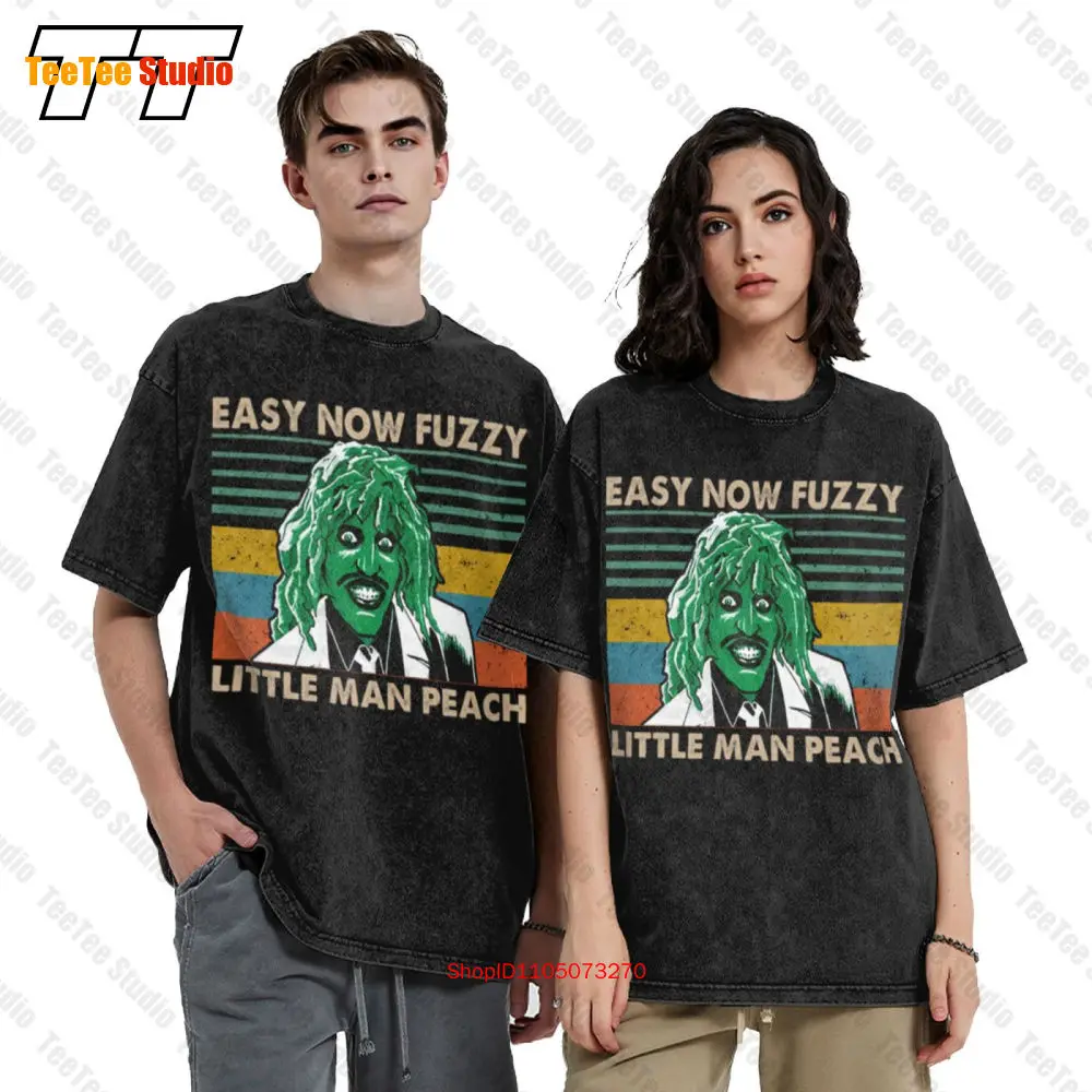 Old Gregg Easy Now Fuzzy Little Man Peach The Mighty Boosh Tv Vintage Oversized T-Shirt AIF1