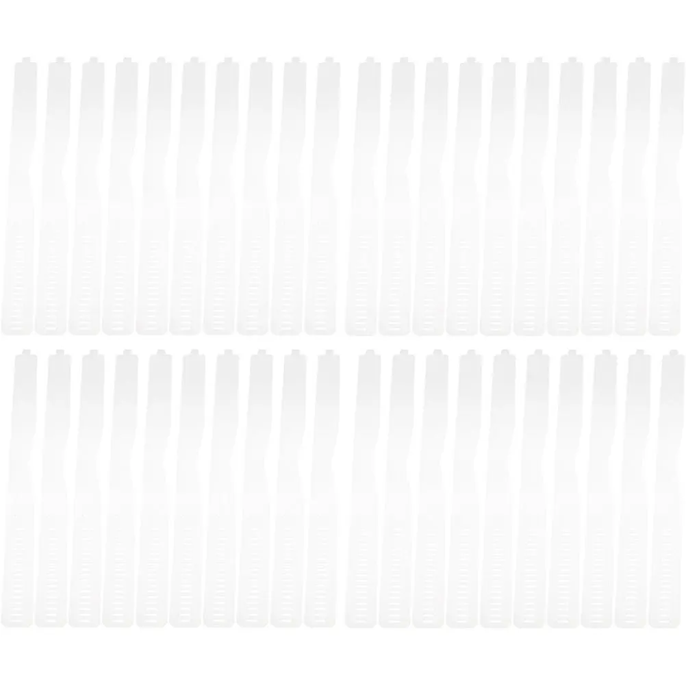 80 قطعة من طوق القميص البلاستيكي يدعم قمصان الملابس للرجال والنساء والإكسسوارات