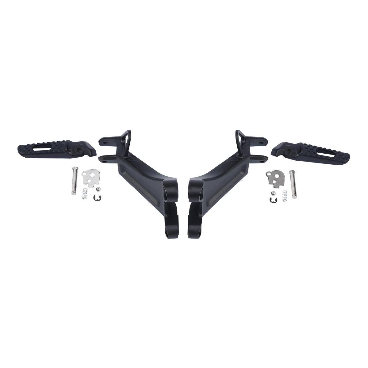 Motorcycle Matte Black Rear Footrest Foot pegs Set For Honda CBR600RR CBR 600 RR 2003-2004