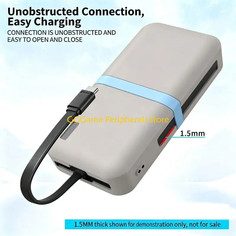 U55B Power Banks Cover with Carry Lanyard and Charging Area Access Use for CP24
