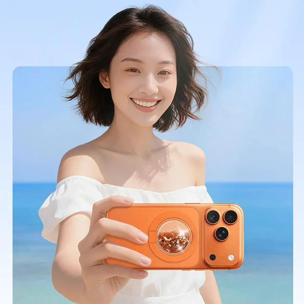 磁気式スマホホルダー、流砂付き、デスクトップ用多機能スタンド、360度回転 °   トルクサウンド回転スタンドホルダー