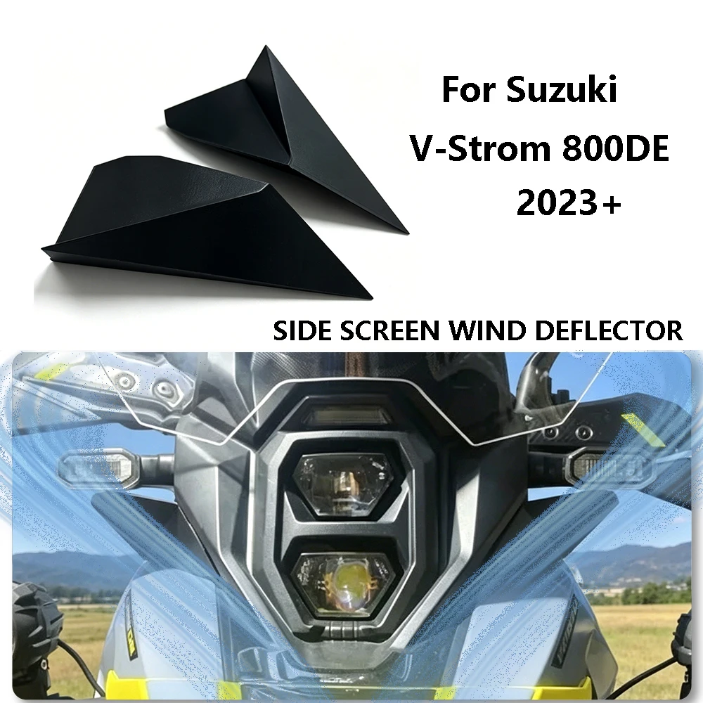 V-Strom 800DE Motorcycle Accessories For Suzuki V-STROM 800DE 2023-2025 Side Screen Weather Protector Wind Deflector Diversion