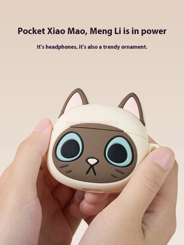 Zero Cat Bluetooth Earphone Wireless Earphones In-Ears Earbuds Cute Kawaii Headphones Headsets Long Endurance For Gril Kid Gifts