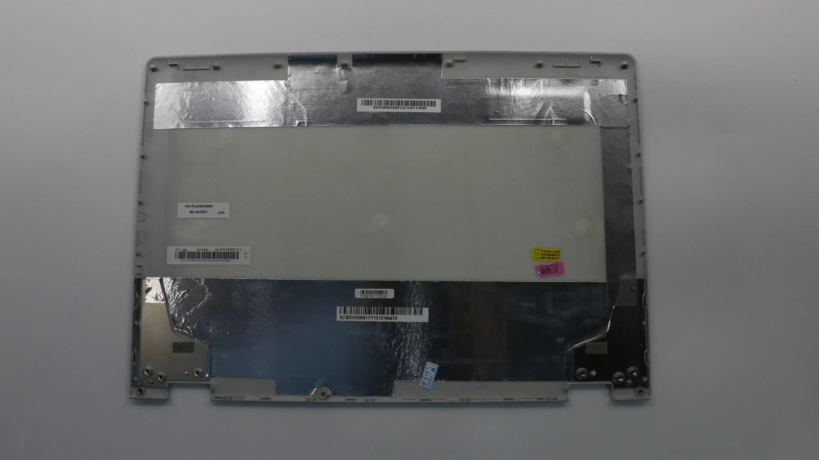 New Original Laptop Part Shell for Lenovo L Yoga 3 14  LCD Cover A Shell Replacement Cover Silver Part Number 5CB0H35681