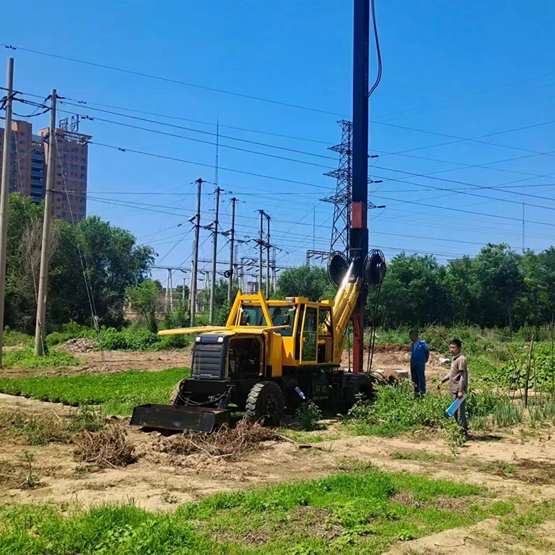 Rotary Pile Rig Hydraulic Crawler Mounted Drilling Piling Machine Customized Drilling Diameter for Port Dock Bridge Construction