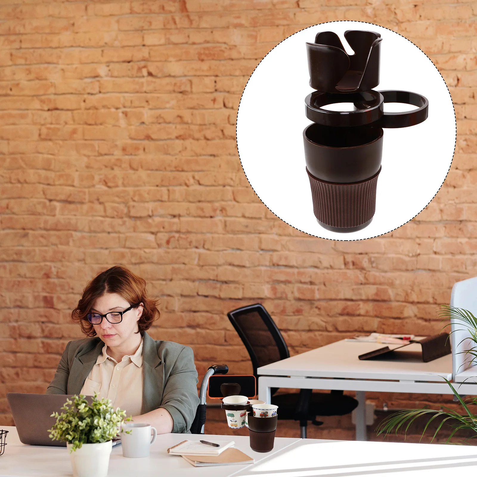 

Car Cup Holder for Water Bottle Drink Large Size Coffee Color able Multi functional Car Accessories Storage Rack