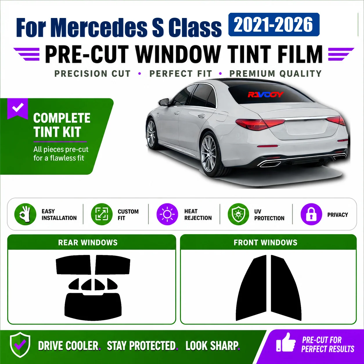 for-mercedes-s-class-2021-2026-tint-film-diy-complete-window-removable-reusable-film