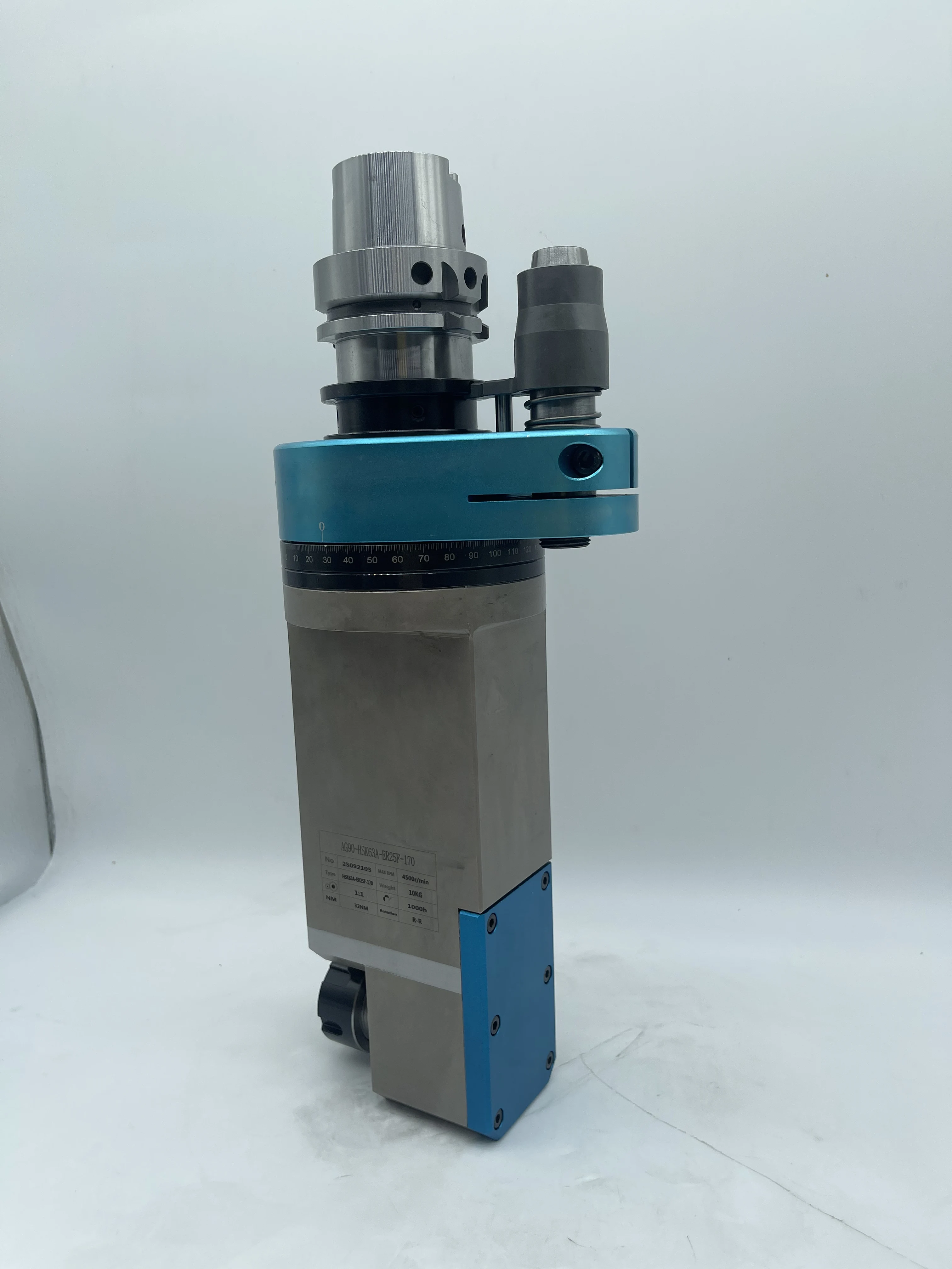 

2026 hot saleHSK63A HSK100A - ER25 Angle Head Horizontal Milling Head Side Milling Head