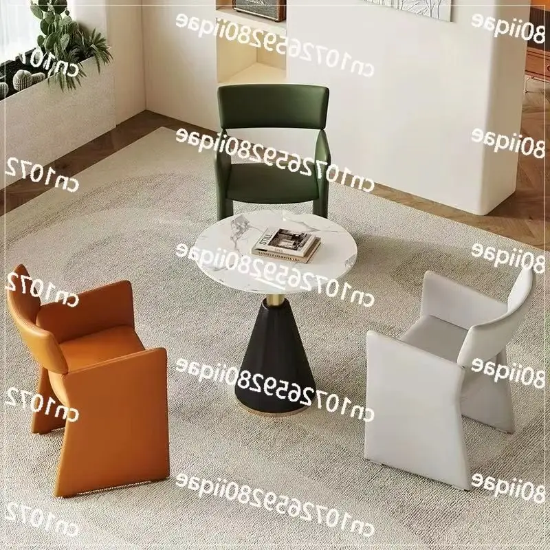 

Living Room Upholstered Club Chair Set Luxury Design Modern Accent Chair