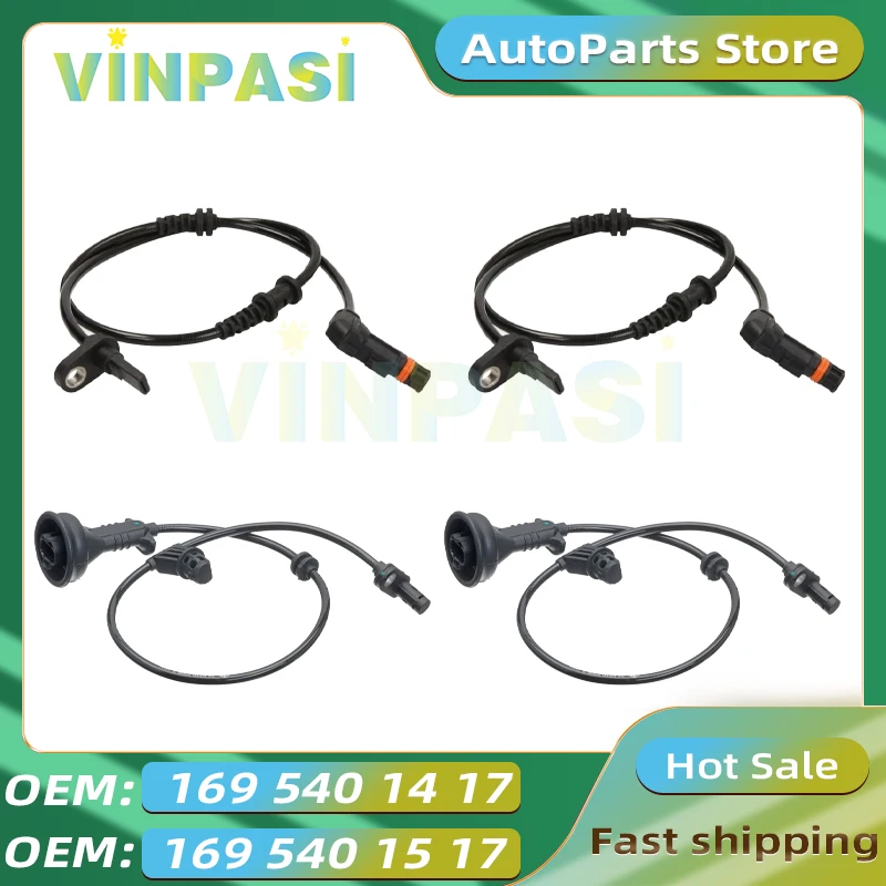 Front Rear ABS Wheel Speed Sensors Suitable for Mercedes Benz A-CLASS B-Class W169 W245 Speed Sensor 1695401417 1695401517
