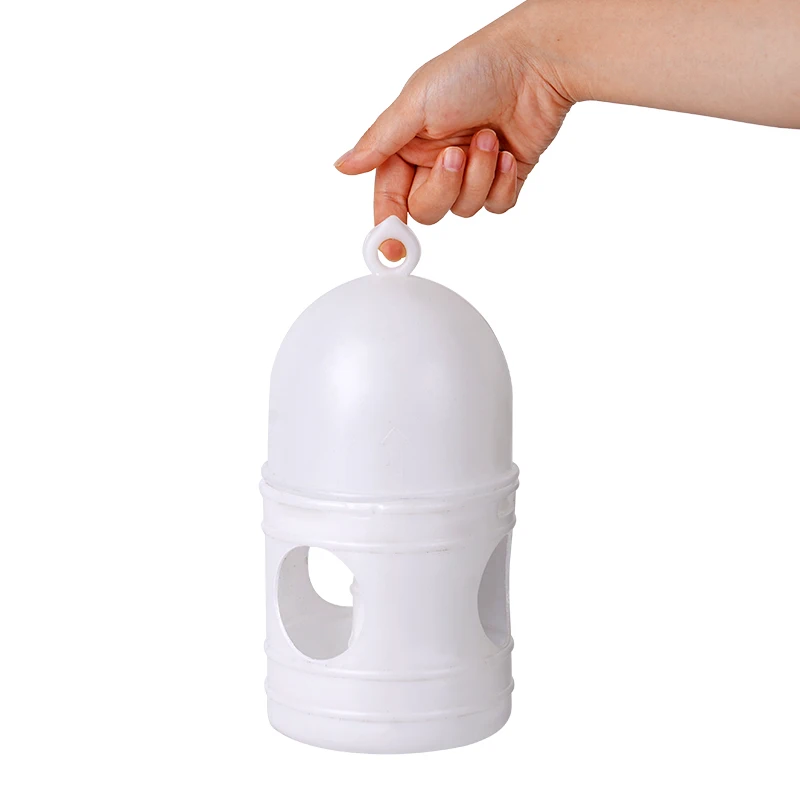 Bird Water Drinker Bottle Pigeon Water Dispenser Feeder Bird Cage Accessories Large Capacity with Hanging Handle 1L