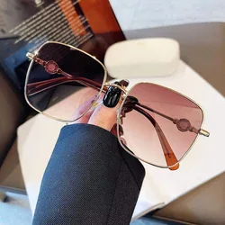 Vintage Retro Style Sunglasses Women Square Shape UV400 Protection Men Women Glasses Alloy Frame Driving Hiking Sunglass