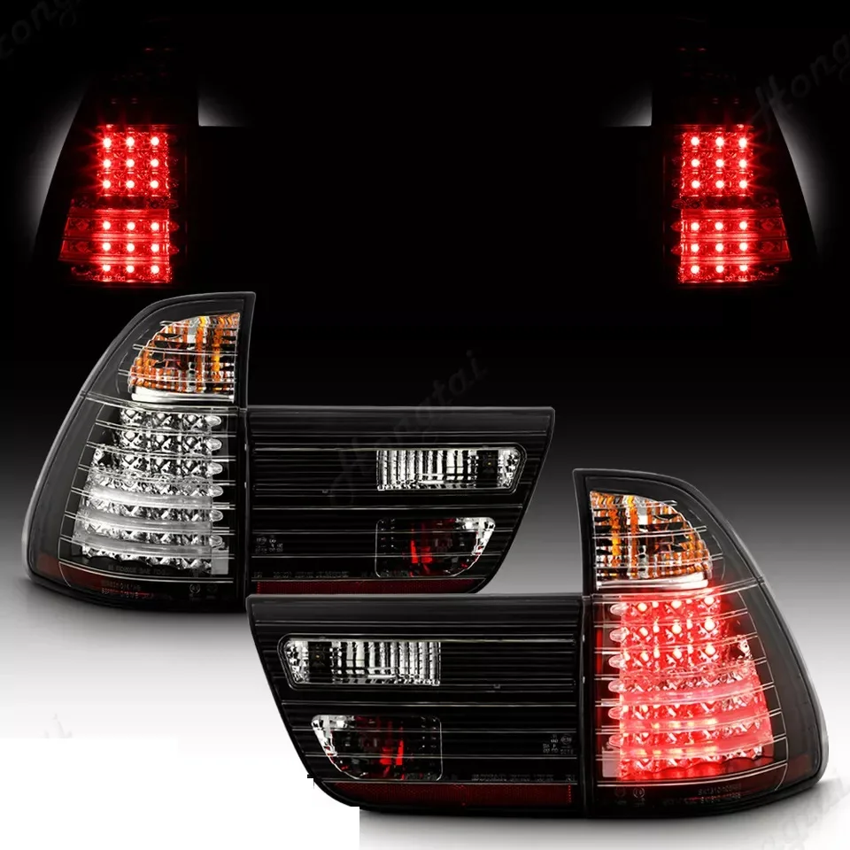 FOR1999-2000- 2002 BMW X5 E53 brake lights, retrofitted new LED service brake rear taillight assembly，backup light backup light