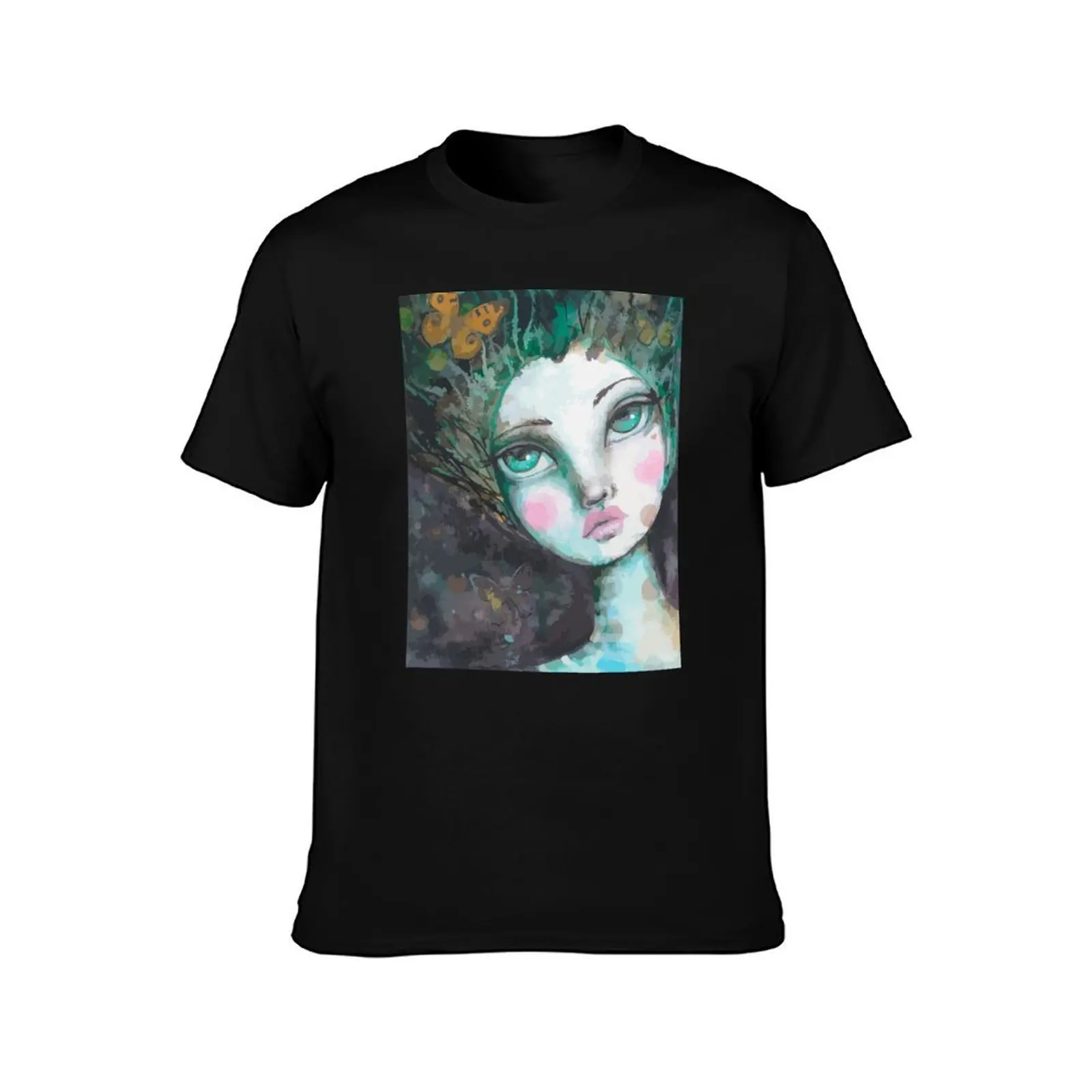 Floating Away T-Shirt Casual All Match Short Sleeve T-Shirt