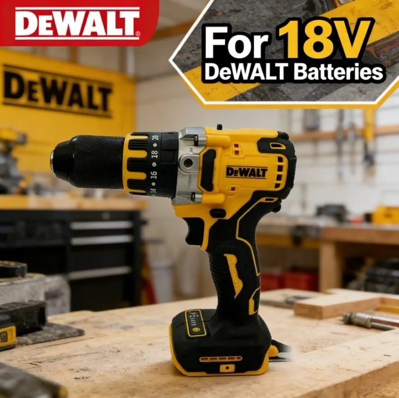 

Аккумуляторная дрель-шуруповерт DEWALT DCD791 с бесщеточным двигателем, многофункциональный электроинструмент