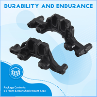 AA26P 2Pcs Front & Rear Shock Mount SJ13 for Xinlehong Hosim Q901 Q902 Q903 9130 9136 9137 1/16 RC Car Spare Parts Accessories