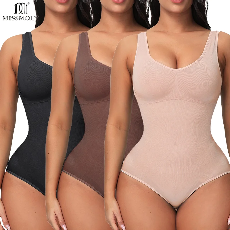 Bodysuits Fajas Women Sexy Push Up Breast Seamless Shaper MISS MOLY Waist Trainer Tummy Control Bodyshaper Butt Lifter Shapewear