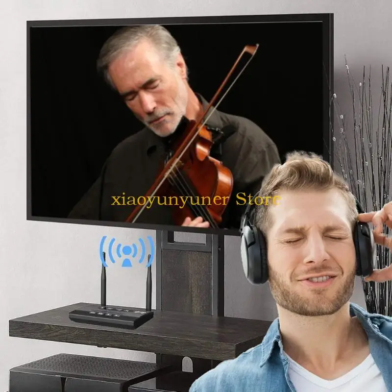 P9JB Compatível com 5.0 2RCA Receptor transmissor áudio 3,5 mm Adaptador sem fio