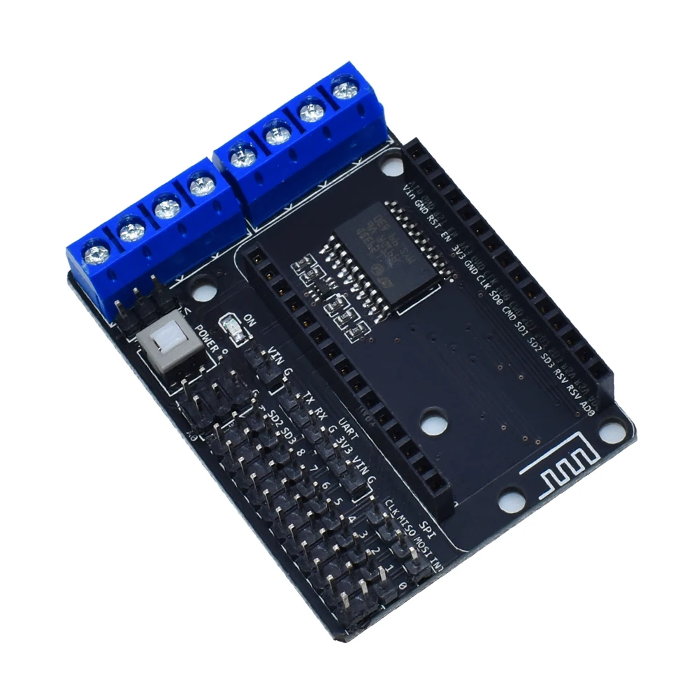 ESP-12E from ESP8266 esp 12E kit diy rc toy wifi rc smart car remote control NodeMCU Motor Shield Board L293D