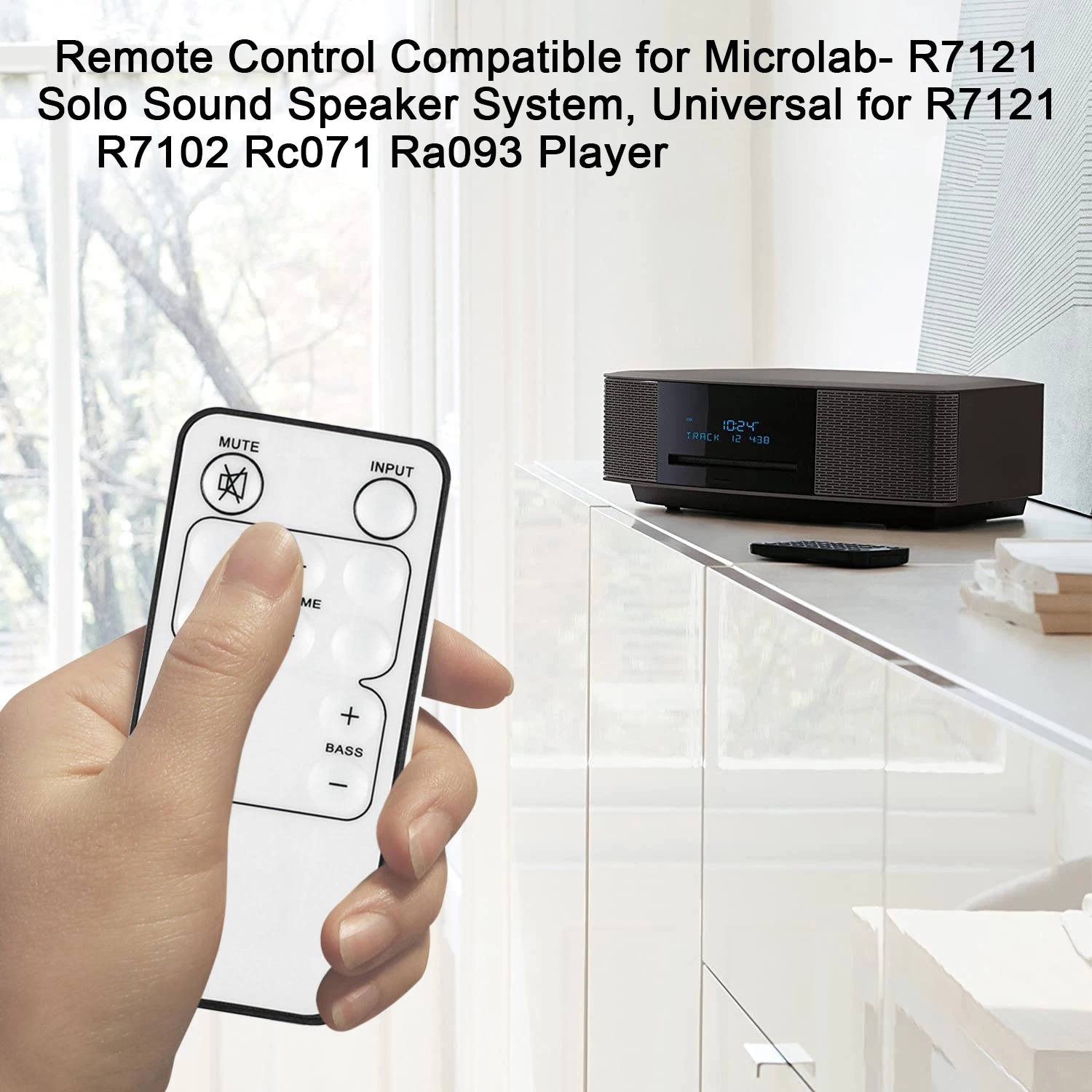 R7121 Remote Control Replaces RA093 RC071 R7102, Fit for Microlab R7121 Solo 6C 7C 8C Sound Speaker System Kit Controller