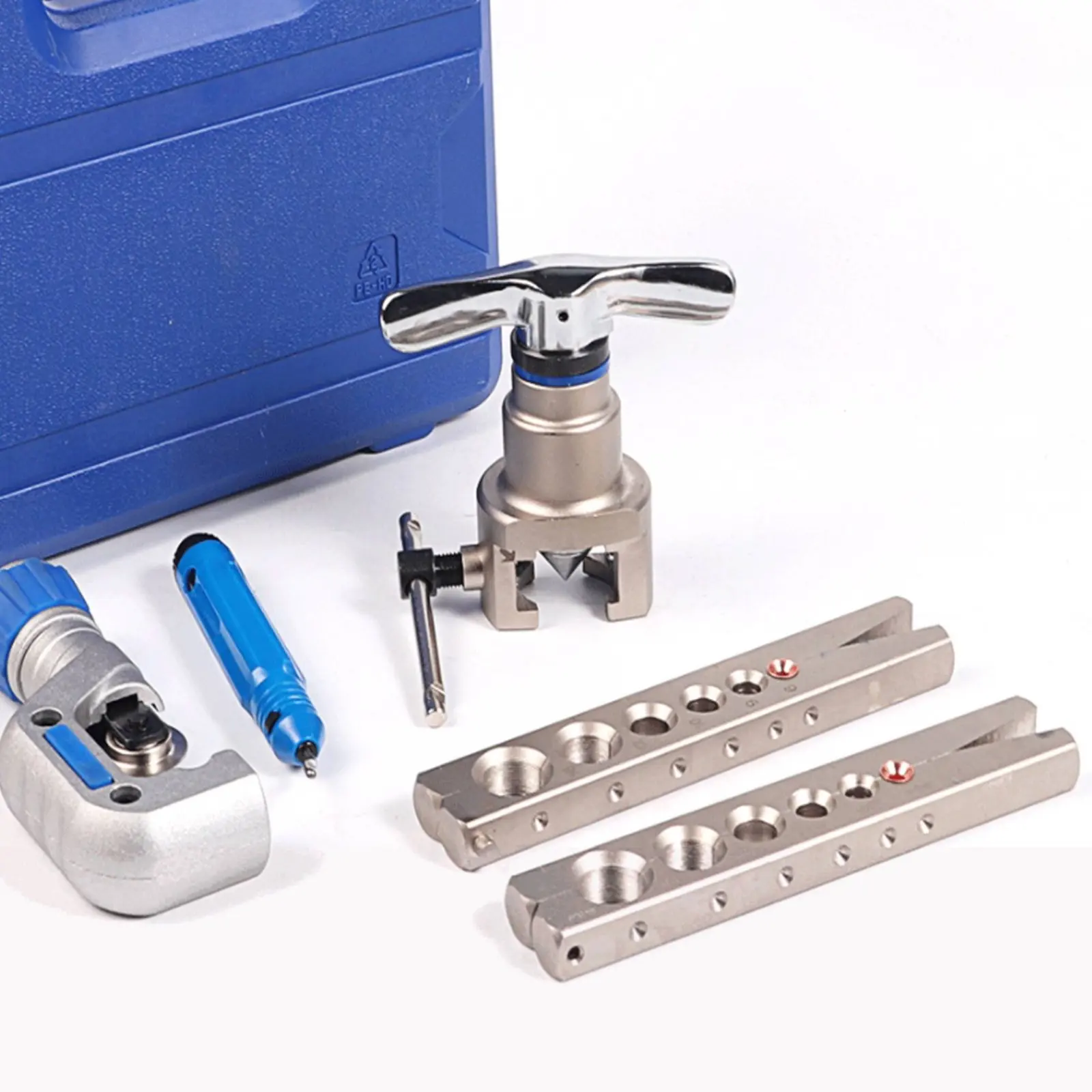 

Eccentric Cone Flaring Tool Kit Various-Size Copper Pipe Flaring Tool Set Portable Carrying Case for Plumbers, Automotive Repair