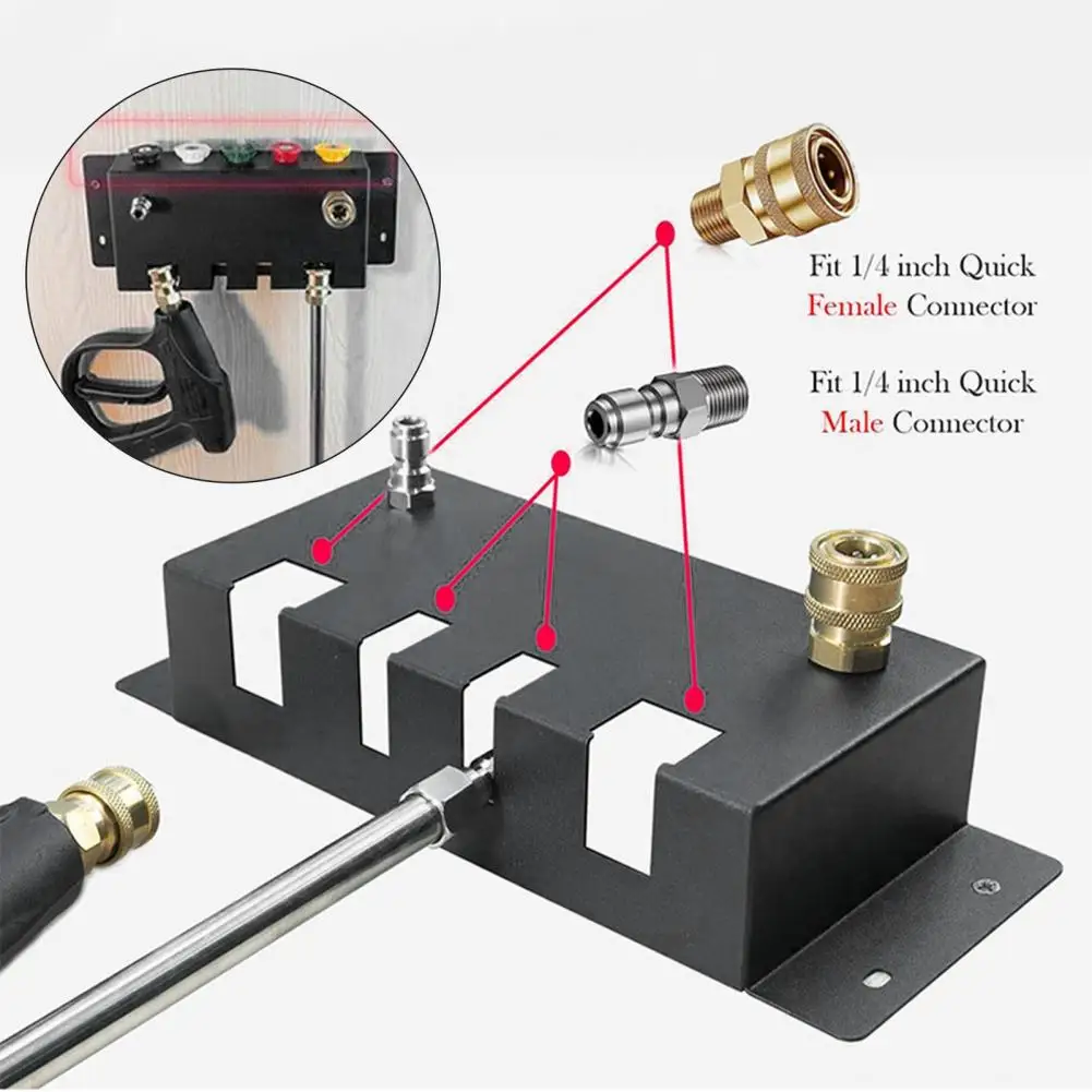 Supporto in schiuma per idropulitrice Rack di stoccaggio montaggio automatico a connessione rapida