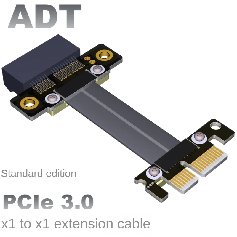 

Удлинительный кабель PCI-E x1 для решения проблемы блока видеокарты для поддержки сетевой карты, звуковой карты, USB-карты ADT