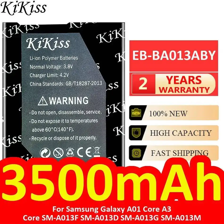 

Mobile Phone Battery EB-BA013ABY 3500Mah For Samsung Galaxy A01 Core A3 SM-A013F SM-A013D SM-A013G SM-A013M
