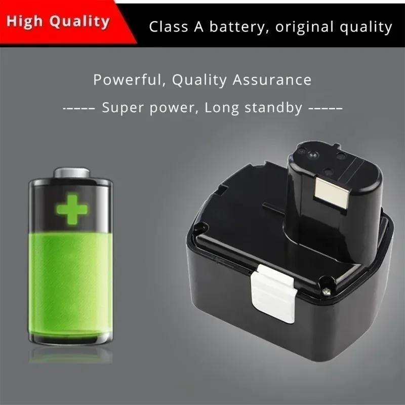 14.4V Replaceable Power Tool Battery 3800mAh NI‑MH Fit Hitachi BCL1415 BCL1430 DS14DL DV14DL CJ14DL EB1414S