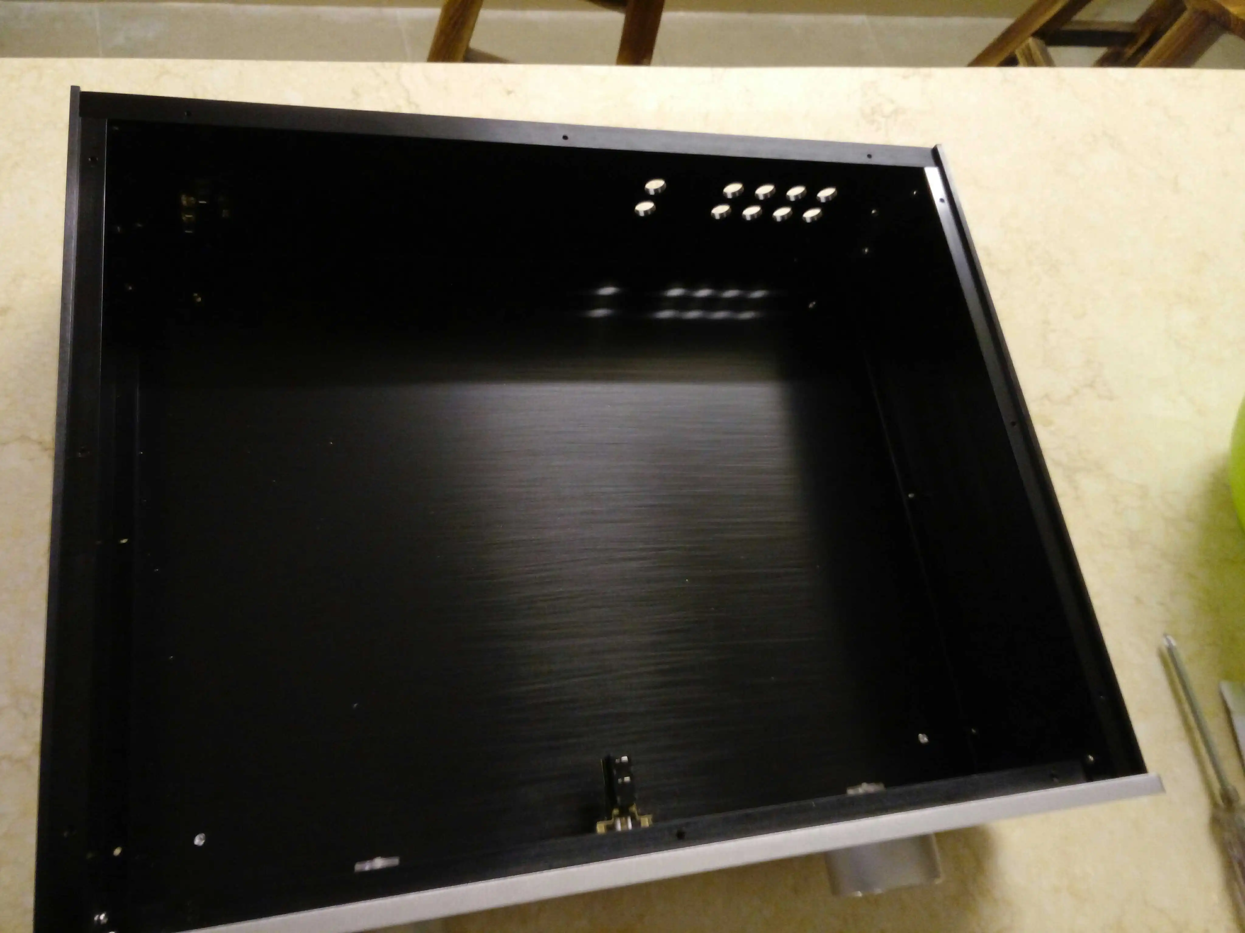 M7 полностью алюминиевый усилитель мощности шасси усилитель DIY Корпус чехол 430x110x330мм