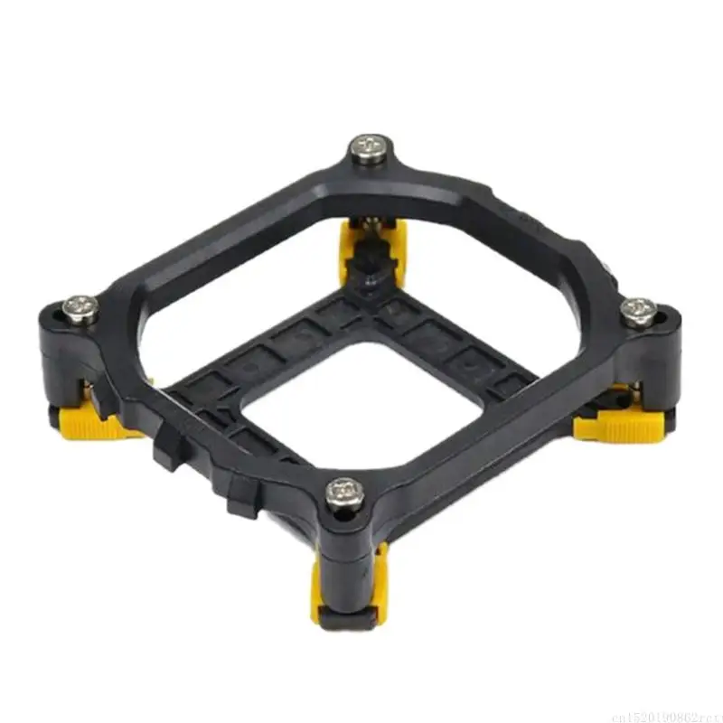 

D5BB CPU Cooling Fan Bracket Rectangular Plastic Frame Holder Heat Sink Base For 115X