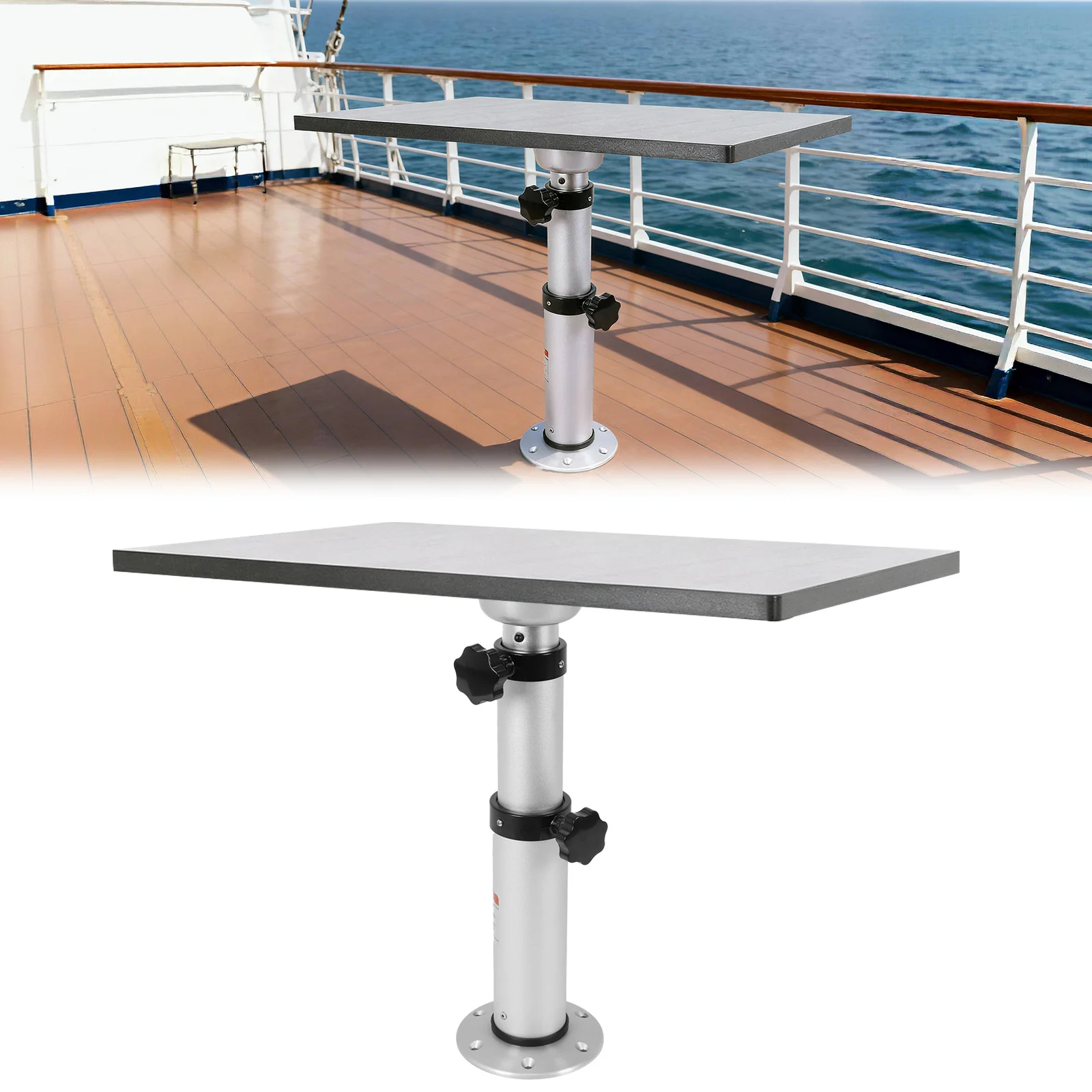 

Пневматическая регулируемая опора для стола с надежной фиксацией, 3-уровневая телескопическая, для морских судов и яхт