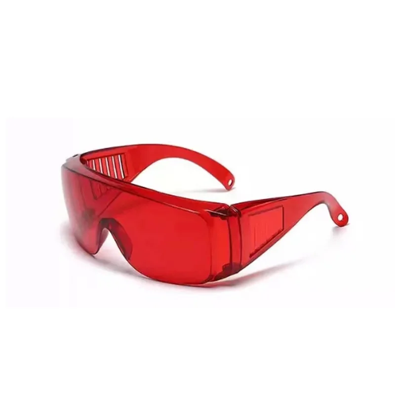 1/3 PCS Dental Protective Eye Glasses UV Curing Goggles Red Glasses Nadaje się do kliniki dentystycznej Sprzęt do ochrony oczu