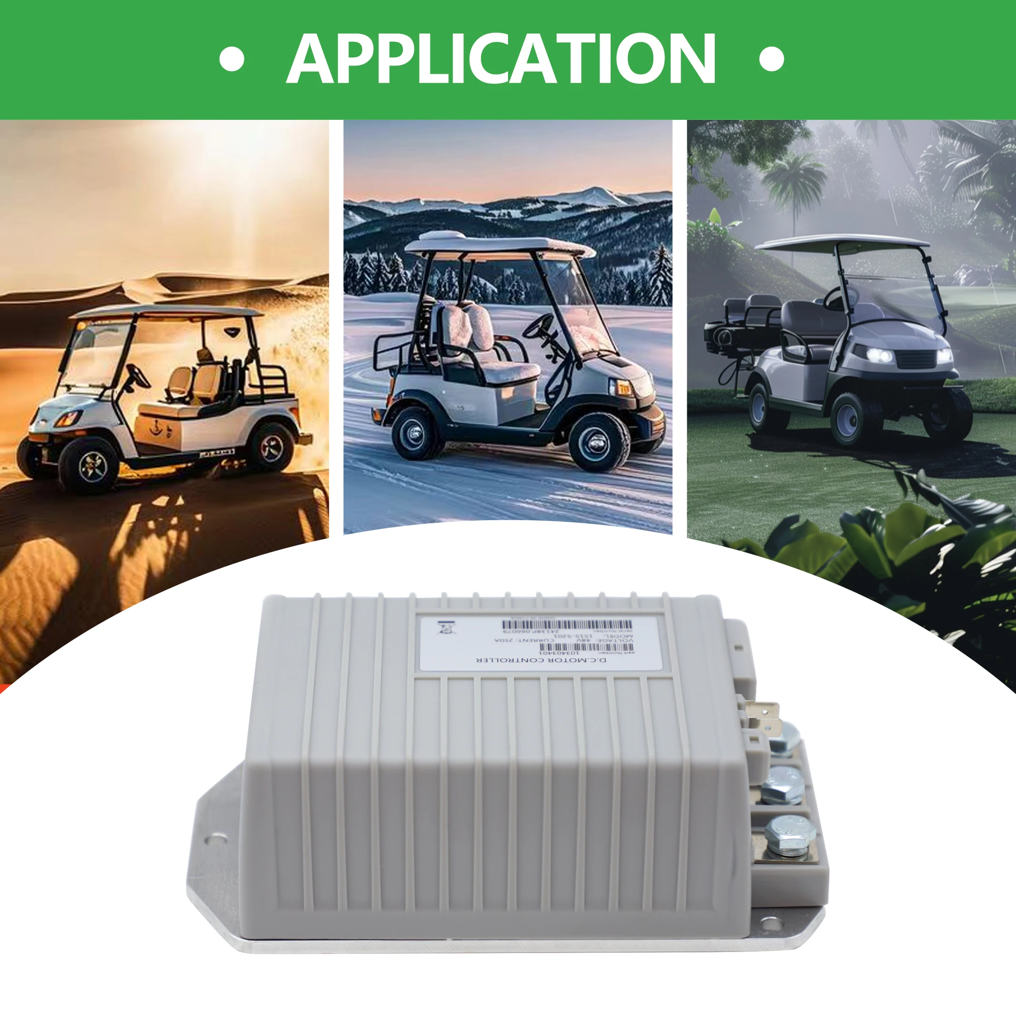 DC Motor Speed Controller 48V 250A 1515-5201 fit Curtis Club Car Precedent 2009-UP Golf Cart