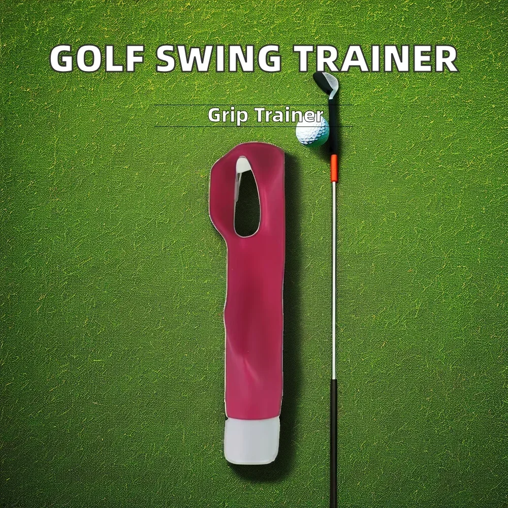 Golf Grip Trainer Posture Correction Attachment for Swing Training Practicing Aid Tool Improve Hand Position Made Durable Rubber