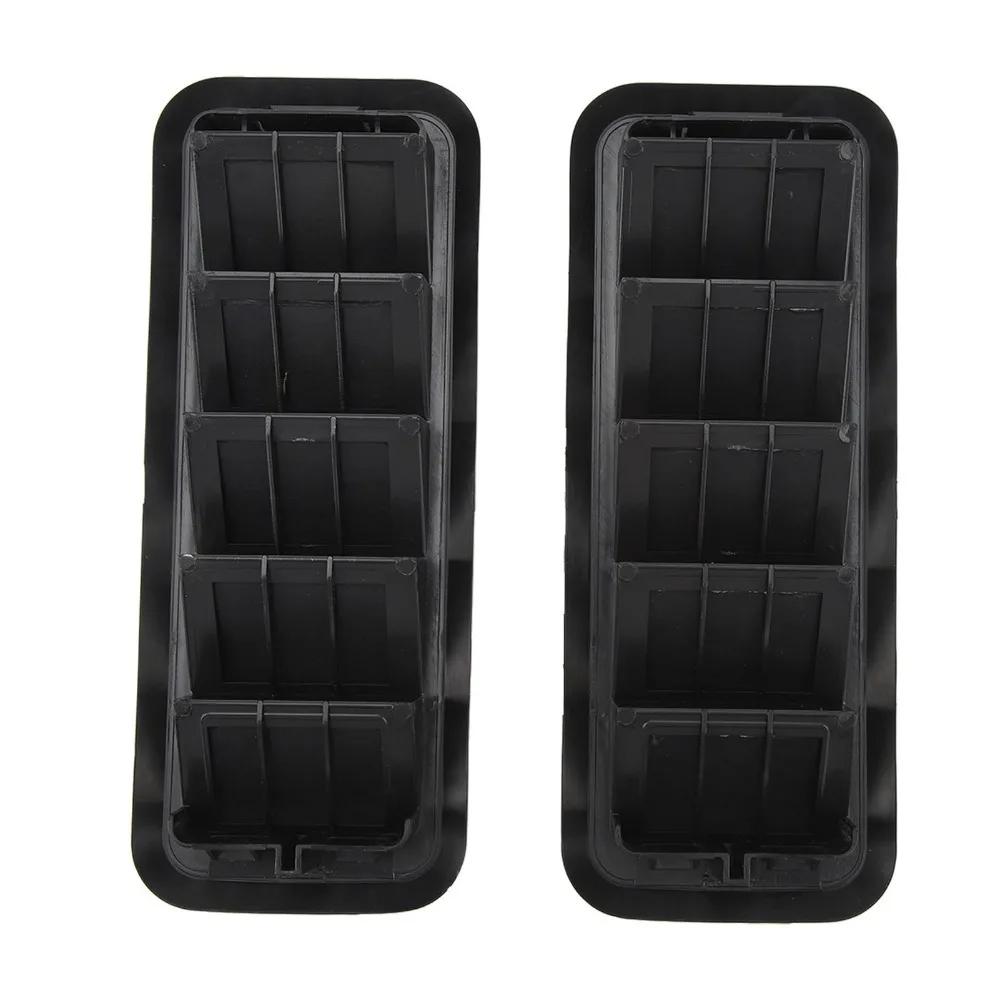 2PCS Black Pressure Relief Vent Grille ABS 13596856 Pressure Valve Outlet Cover for Chevy Silverado 1500/2500/3500 HD/Sierra