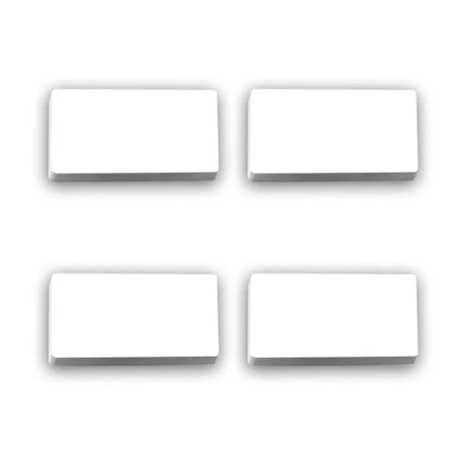 

100-Pack Dry Erase Magnetic Labels - Waterproof Eco-Friendly Reusable Name Tags for Classroom Office Cabinet Whiteboard Fridge