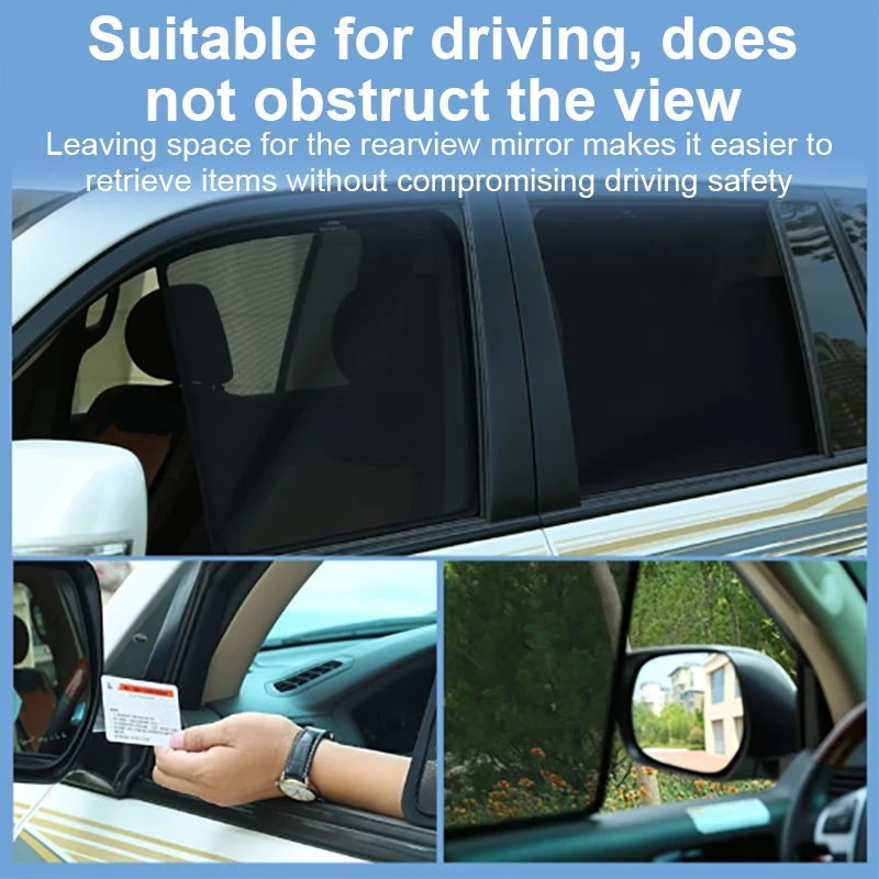 Car Mesh Sunshades For Volkswagen VW Golf Mk7 Accessories 2012-2021 Auto Side Windows Sunshade Anti-direct Privacy Curtain Tools