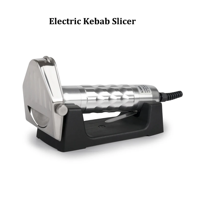 

Commercial Kebab Slicer Handheld Gyro Knife Shawarma Cutter Electric Roast Meat Cutting Machine