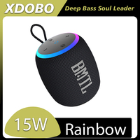 XDOBO BMTL Rainbow Portable Wireless Bluetooth Speaker BT 5.3 IPX7 RGB Lights Waterproof Outdoor Subwoofer TWS Connected