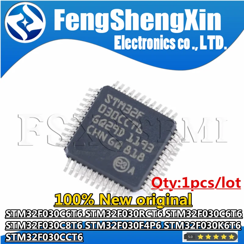 

1PCS 100% New STM32F030C6T6 STM32F030RCT6 STM32F030C6T6 STM32F030C8T6 STM32F030F4P6 32F030F4P6 STM32F030K6T6 STM32F030CCT6 Chips