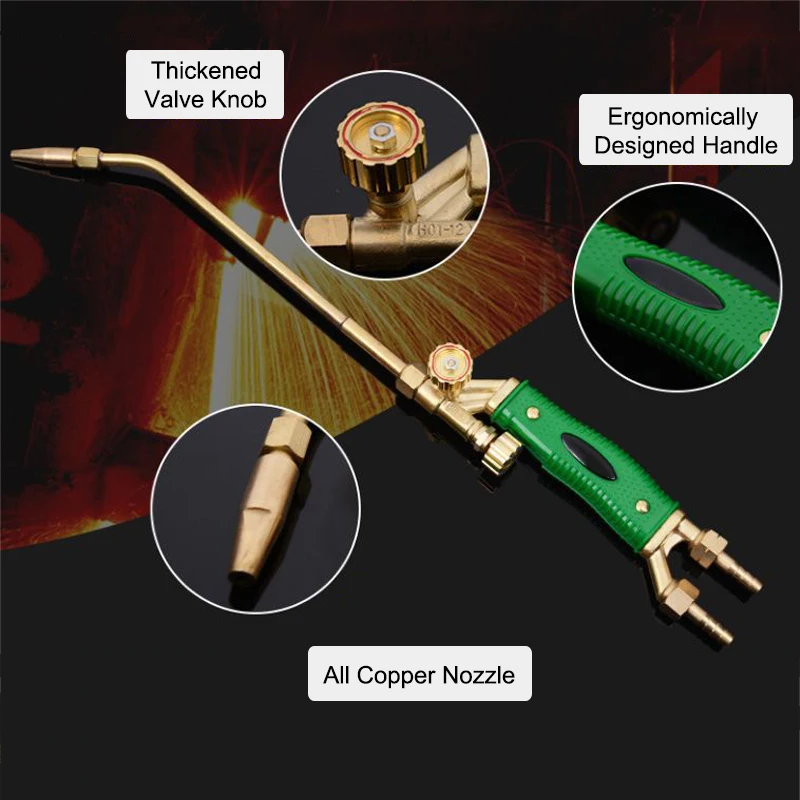 1 PC of Gas Welding Torch H01-6 Oxygen Propane Acetylene Natural Gas Steel Copper Aluminum Silver Soldering Brazing Torch