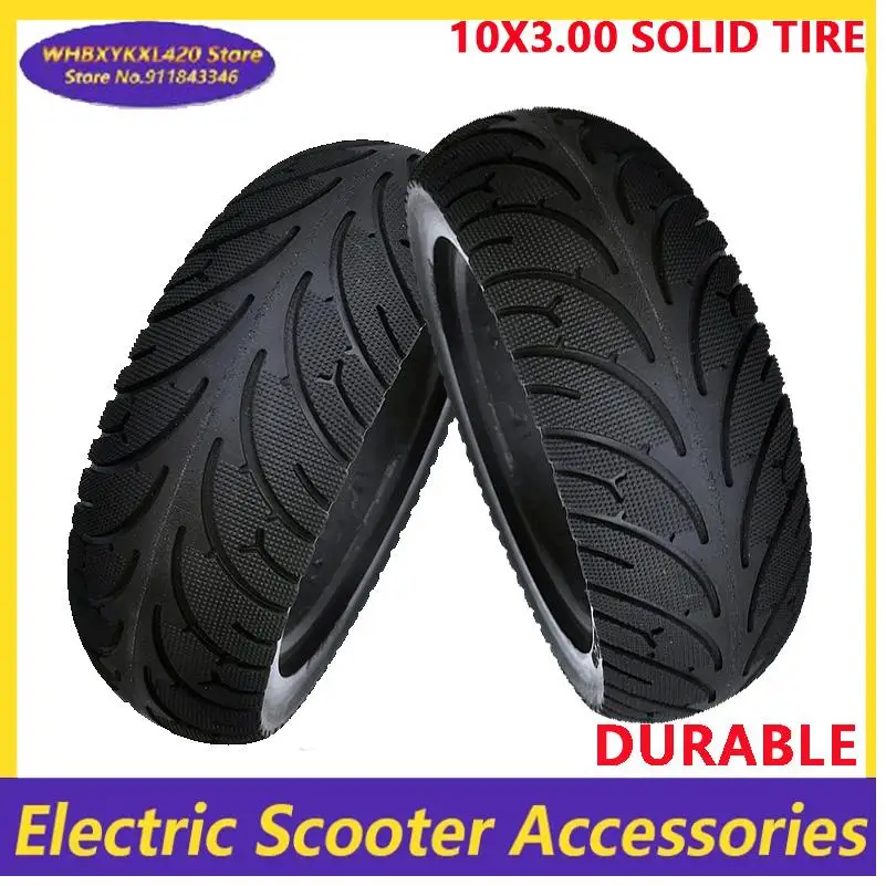 10x3.00 solid tire for kugoo M4 pro Thikened Explosion Proof tyreThick and durable